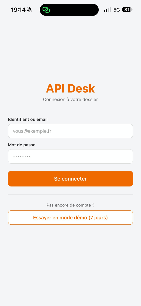 Capture d'écran Desk Mobile 6