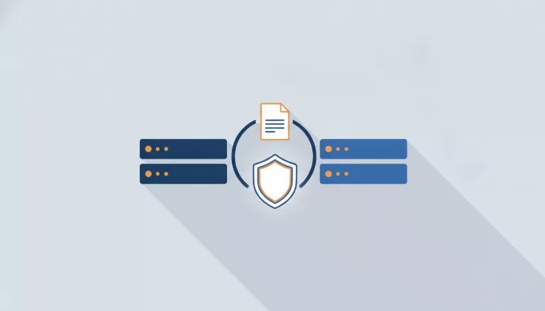 Illustration de plateformes connectées échangeant des documents